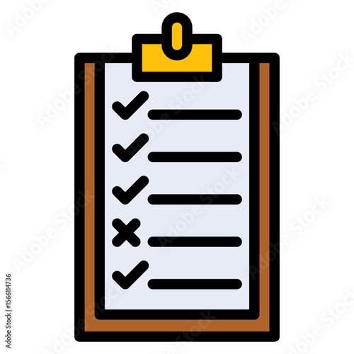 Test Scenario icon vector image. Can be used for Software Testing.