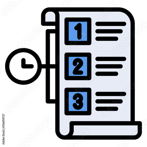 Test Priority icon vector image. Can be used for Software Testing.