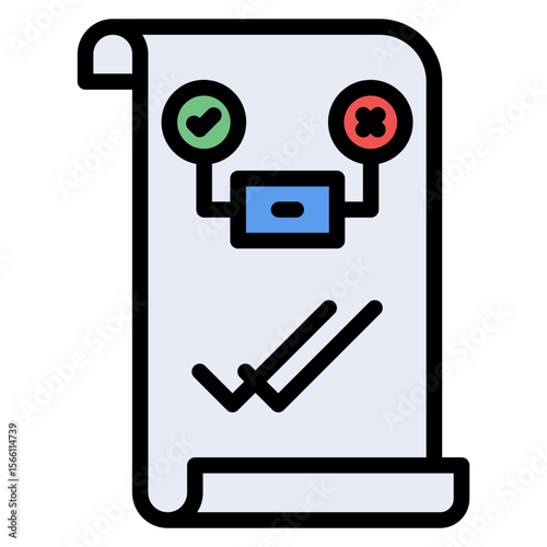 Test Validation icon vector image. Can be used for Software Testing.