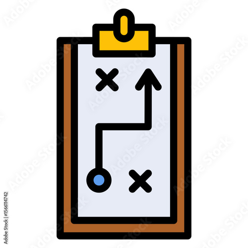 Test Strategy icon vector image. Can be used for Software Testing.