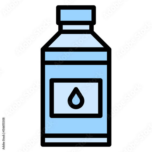 Water Bottle icon vector image. Can be used for Track and Field.