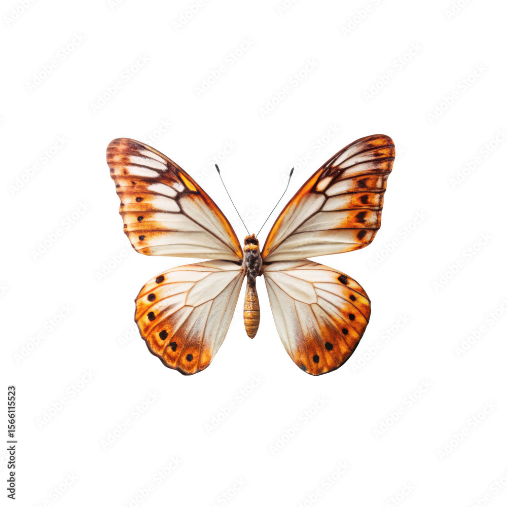 Fototapeta premium butterfly insect bug on transparent 
