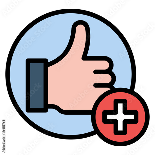Positive Reinforcement icon vector image. Can be used for ADHD.