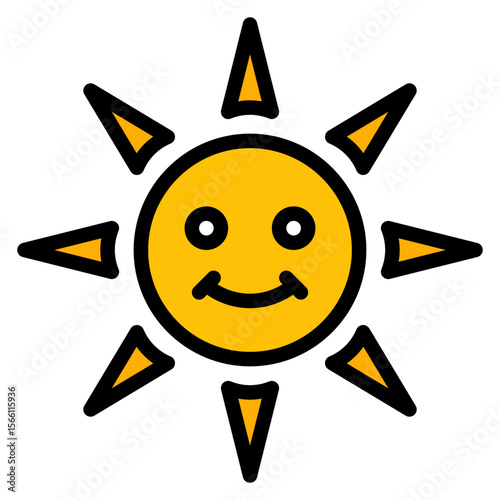 Before Sun icon vector image. Can be used for Skin Burns.