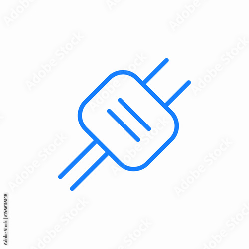 electric cable icon sign vector