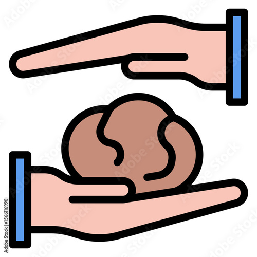 Clay icon vector image. Can be used for Raw Metrial.