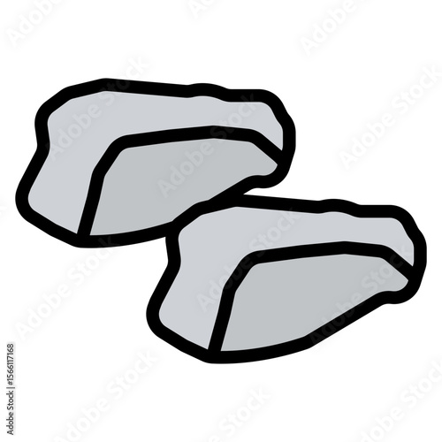 Iron icon vector image. Can be used for Raw Metrial.