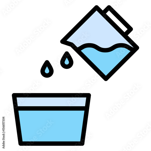 Resin icon vector image. Can be used for Raw Metrial.