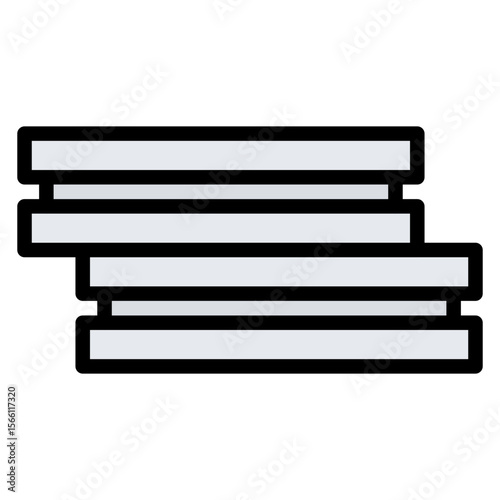 Steel icon vector image. Can be used for Raw Metrial.