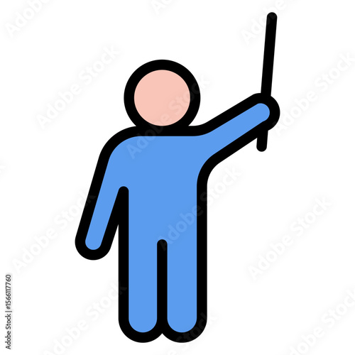 Physical Abuse icon vector image. Can be used for Bullying in Society.