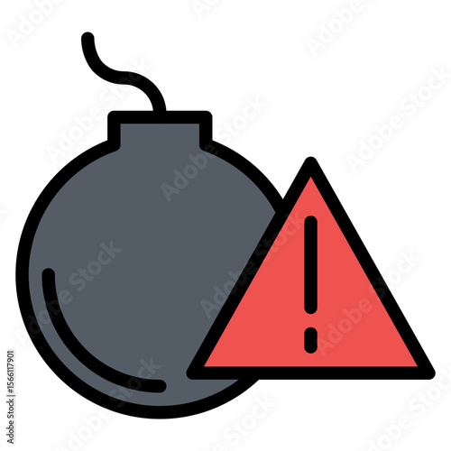 Threats icon vector image. Can be used for Bullying in Society.