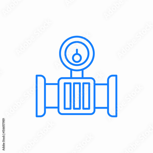 water gauge icon sign vector
