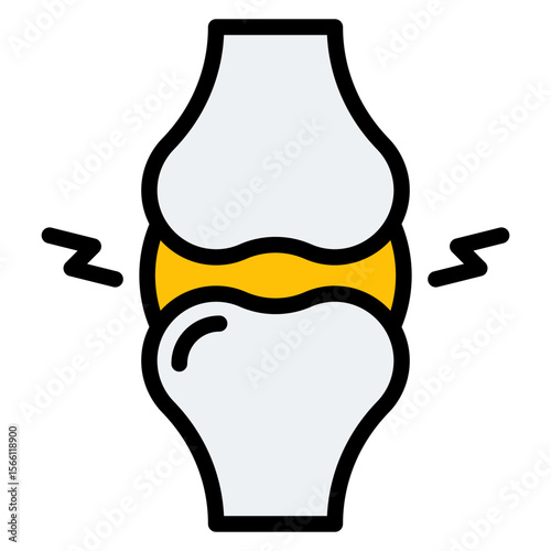 Joint Pain icon vector image. Can be used for Allergy Symptoms.