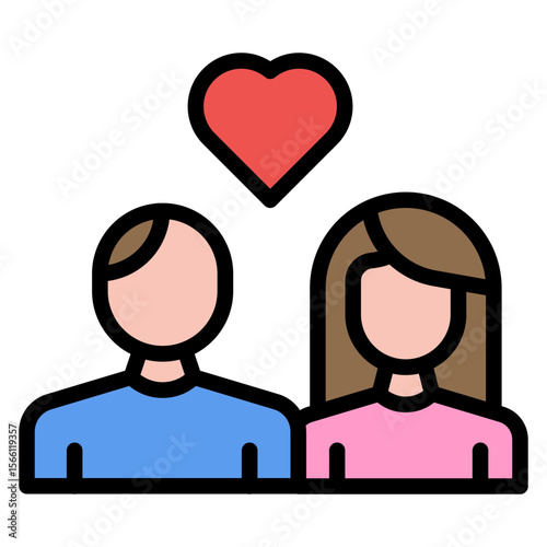 Best Friends icon vector image. Can be used for Social Relationship.