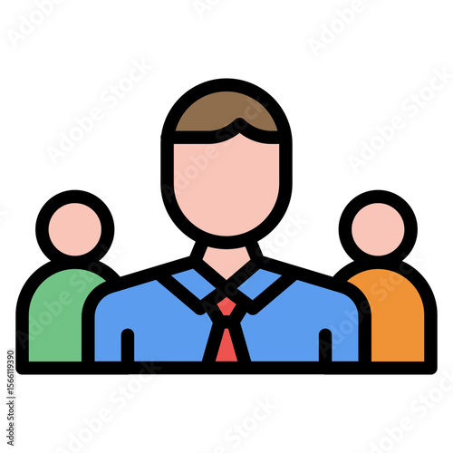 Fellowship icon vector image. Can be used for Social Relationship.