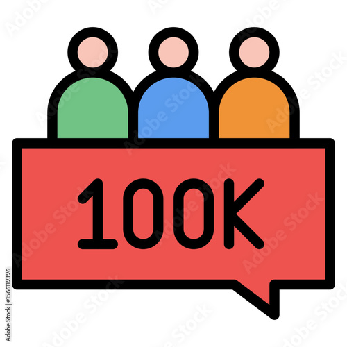 Followership icon vector image. Can be used for Social Relationship.