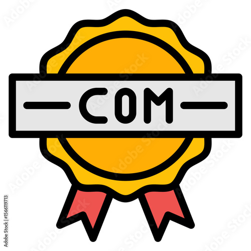 Compliance Badge icon vector image. Can be used for Compilance and Regulation.