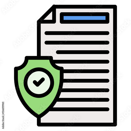 Legal icon vector image. Can be used for Compilance and Regulation.