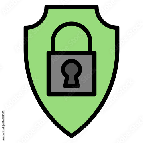 Privacy icon vector image. Can be used for Compilance and Regulation.
