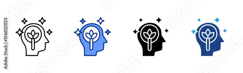 Stress Relief icon sheet multiple style collection