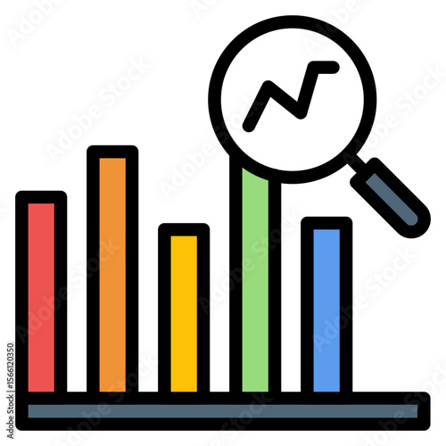 Insights icon vector image. Can be used for Market Research.