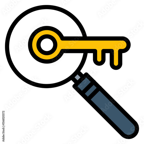 Key Findings icon vector image. Can be used for Market Research.