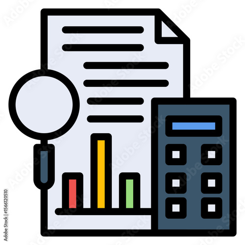 Qualitative Research icon vector image. Can be used for Market Research.