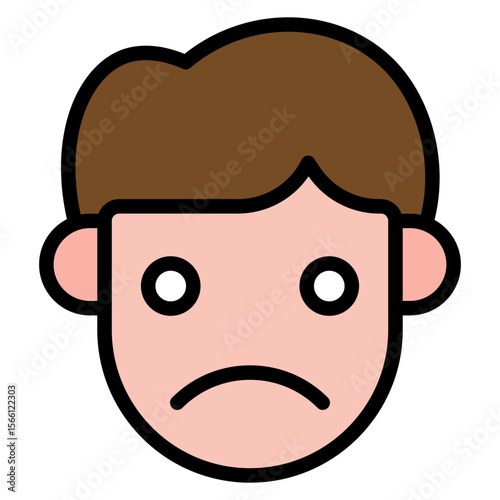 Rejected icon vector image. Can be used for Human Emotions.
