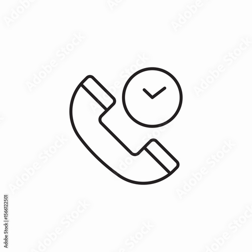 call history icon sign vector