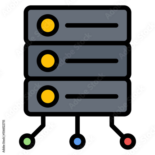 Hadoop icon vector image. Can be used for Data Science.