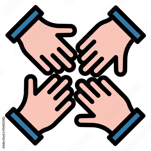Diversity icon vector image. Can be used for Data Science.