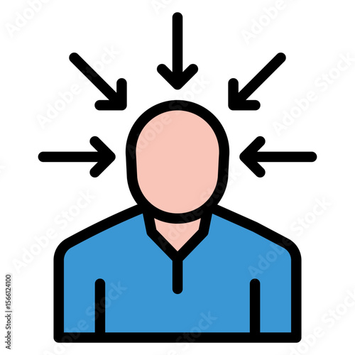 Strain icon vector image. Can be used for Burnout.