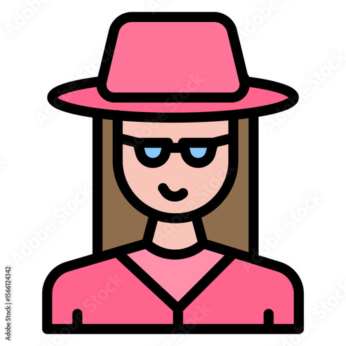 Fashionista icon vector image. Can be used for Urban Tribes.