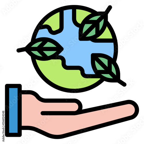 Environmentalist icon vector image. Can be used for Urban Tribes.