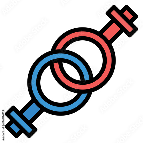 Mix and Mingle icon vector image. Can be used for Urban Tribes.