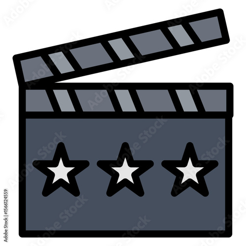 Movie Critic icon vector image. Can be used for Urban Tribes.