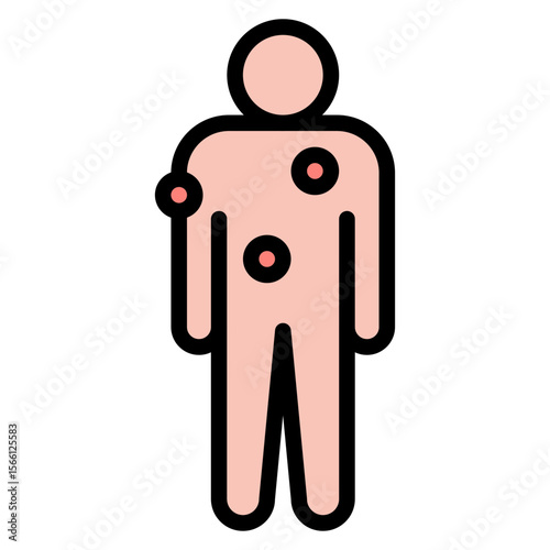 Pain Management icon vector image. Can be used for Plastic and Cosmetic Surgery.