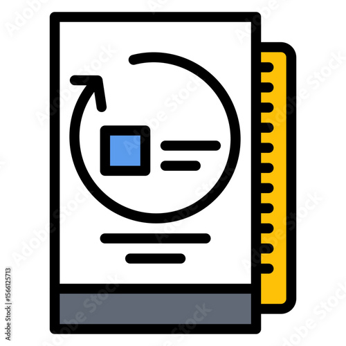 Recovery Plan icon vector image. Can be used for Plastic and Cosmetic Surgery.