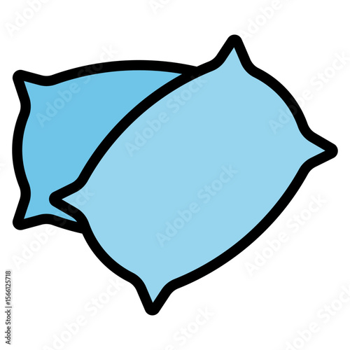 Recovery Pillow icon vector image. Can be used for Plastic and Cosmetic Surgery.