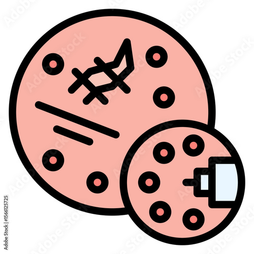 Skin Resurfacing icon vector image. Can be used for Plastic and Cosmetic Surgery.