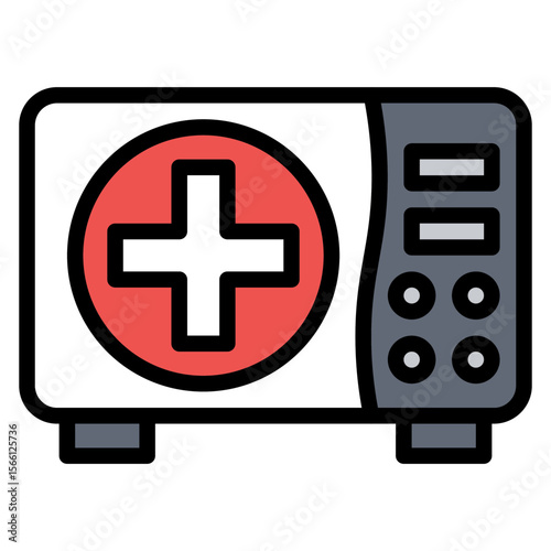 Sterilization icon vector image. Can be used for Plastic and Cosmetic Surgery.