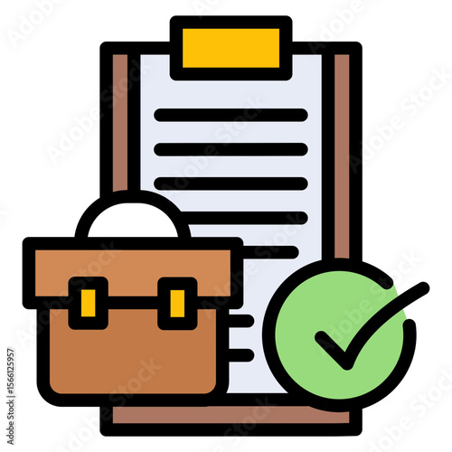 Business Process Audit icon vector image. Can be used for Business Audit.