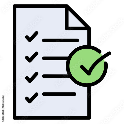 Compliance Check icon vector image. Can be used for Business Audit.