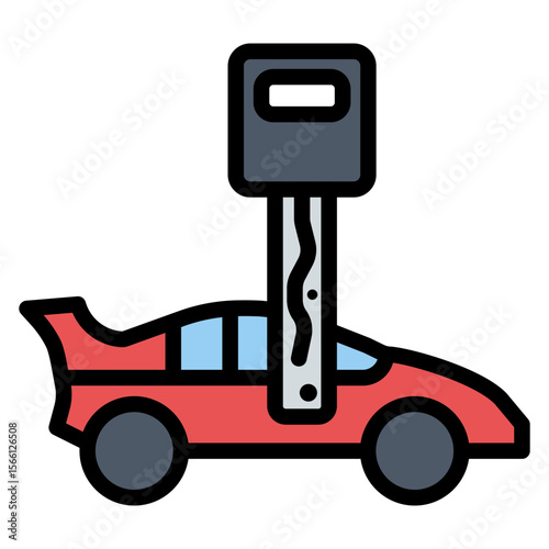 Automotive locksmith icon vector image. Can be used for Locksmith.