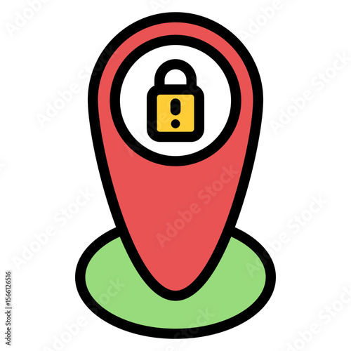 Commercial locksmith icon vector image. Can be used for Locksmith.