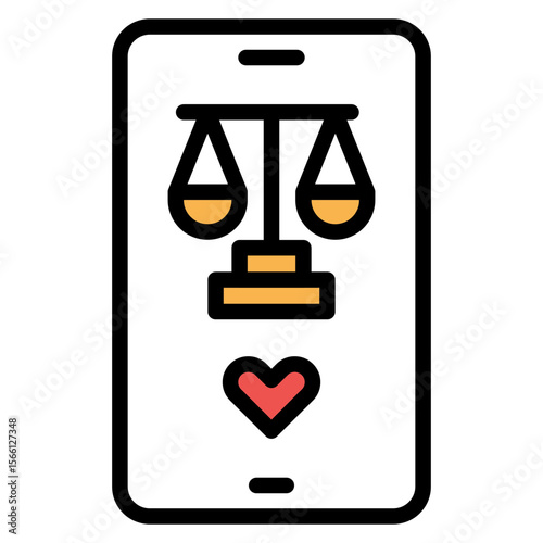 Legal Support icon vector image. Can be used for Legal Services.