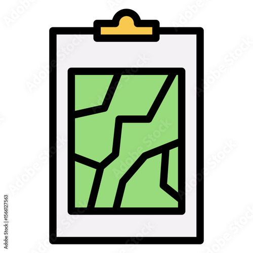 Marathon Map icon vector image. Can be used for Marathon.