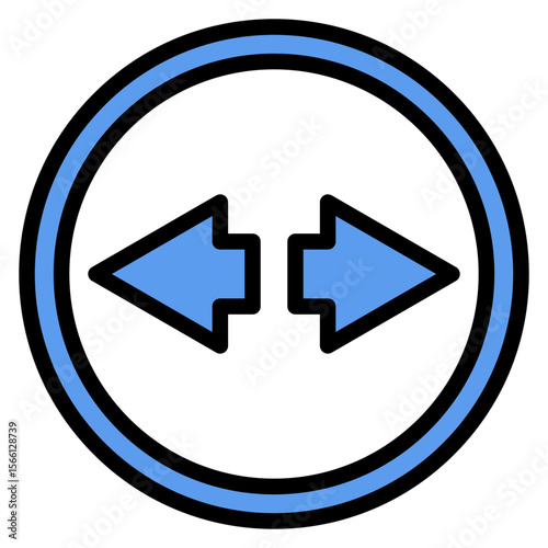 Turn Signal icon vector image. Can be used for Driving School.