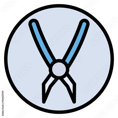Jewelry Making Tools icon vector image. Can be used for Crafting.