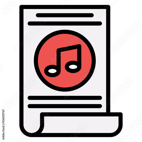 Band Poster icon vector image. Can be used for Rock and Roll.